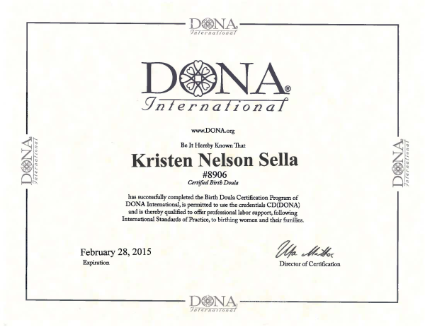 Certification